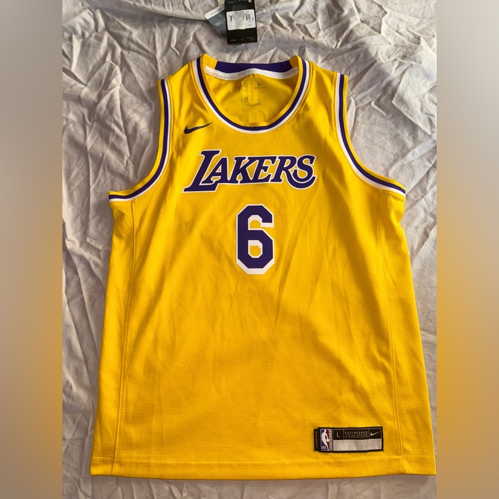 Nike NWT Men’s LeBron James Los Angeles Lakers Jersey